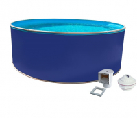 Бассейн Лагуна морозоустойчивый 5.00х1.25м круглый синий (скиммер, форсунка) 50017 Бассейн Лагуна морозоустойчивый 5.00х1.25м круглый синий (скиммер, форсунка) 50017